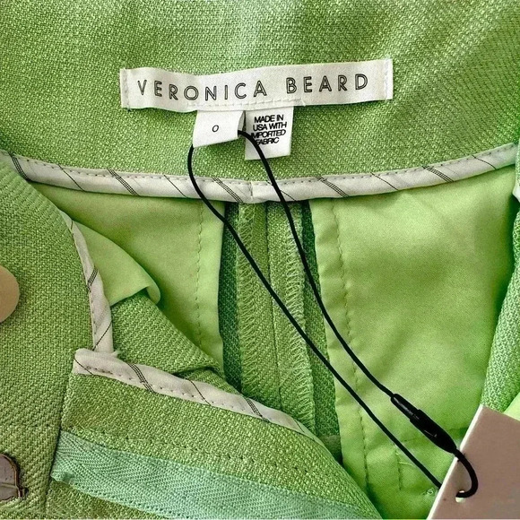 Veronica Beard Shorts | Veronica Beard Gables Short In Pistachio SIZE 0 - Picture 3 of 6